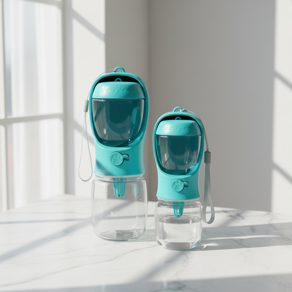 Gourde 2 compartiments nourriture et eau